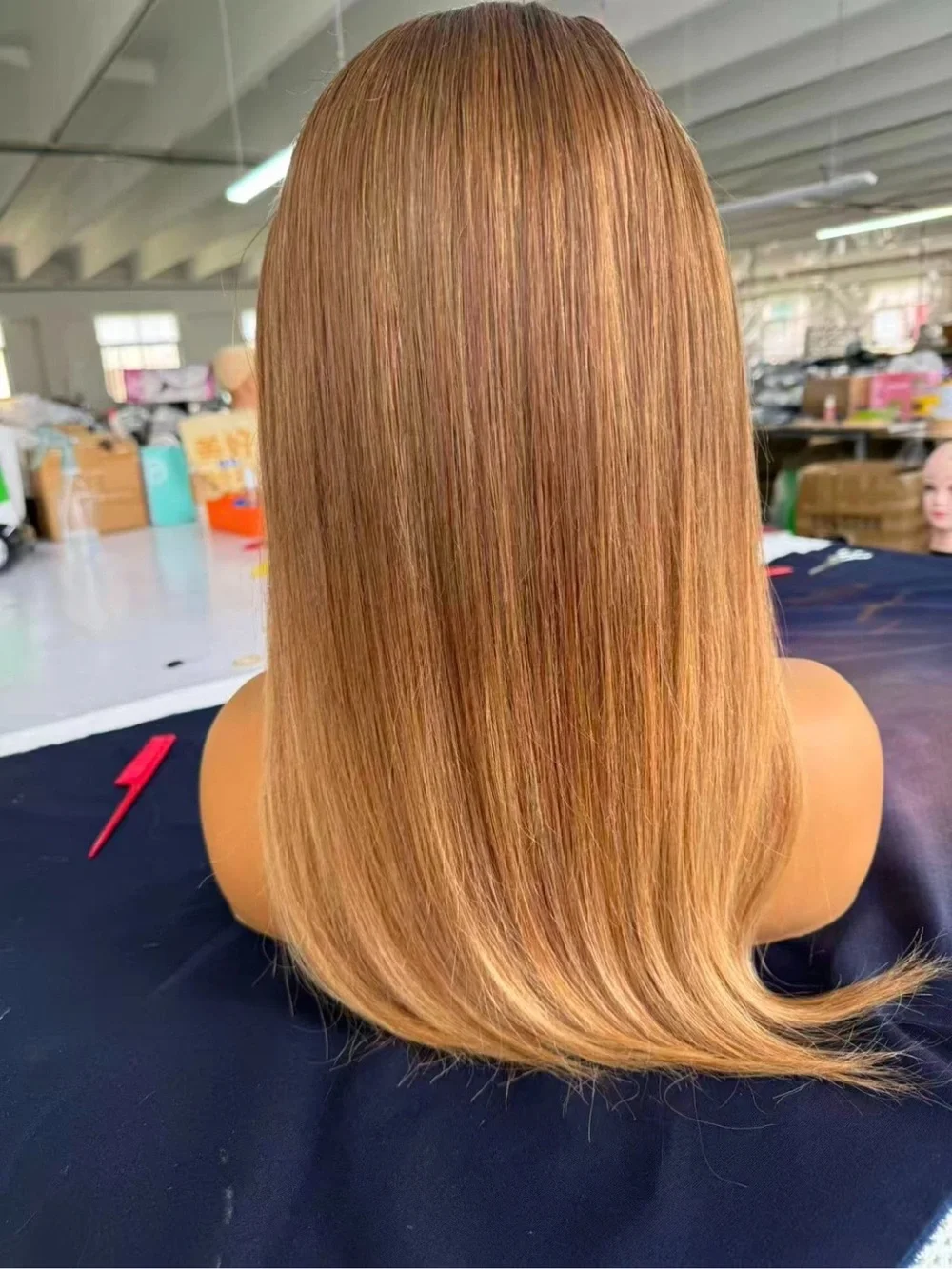 Straight Lace Front Wig - Honey Blonde
